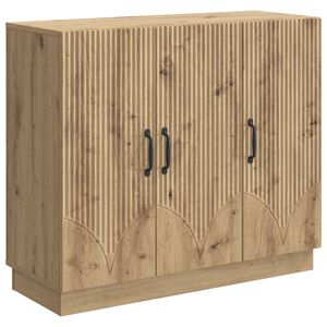 vidaXL Sideboard Artisan Oak 89 x 34.5 x 77 cm Engineered Wood