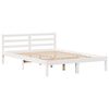 vidaXL Bed Frame without Mattress White 140x200 cm Solid Wood Pine