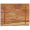 vidaXL Wall Shelf 50x40x3.8 cm Rectangular Solid Wood Acacia Live Edge