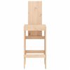 vidaXL Bar Stools 2 pcs 40x42x120 cm Solid Wood Pine