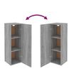 vidaXL 5 Piece TV Cabinet Set Grey Sonoma Engineered Wood