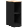 vidaXL Garage Cabinets 2 pcs Black Engineered Wood