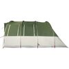 vidaXL Family Tent Tunnel 7-Person Green Waterproof