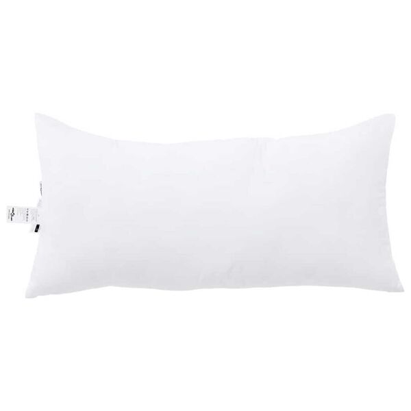 vidaXL Pillow with Pillow White 80 x 40 x 20 cm Polyester