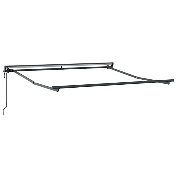 vidaXL Awning Frame Retractable Anthracite 3 x 2.5 m