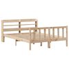 vidaXL Bed Frame without Mattress 120x190 cm Small Double Solid Wood Pine