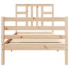 vidaXL Bed Frame without Mattress 90x200 cm Solid Wood Pine