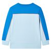 Kids' Sweatshirt Bright Blue and Light Blue 104