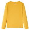Kids' T-shirt with Long Sleeves Ochre 140