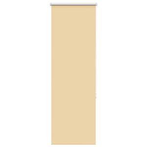 vidaXL Roller Blind Blackout Beige 40x130 cm Fabric Width 35.7 cm