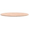 vidaXL Table Top &Oslash;80x1.5 cm Round Solid Wood Beech