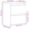 vidaXL Bedside Cabinets&nbsp;2 pcs Old Wood 30x30x40 cm Engineered Wood