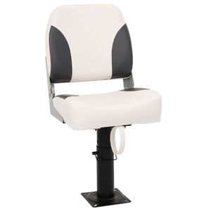 vidaXL Foldable Boat Seat 1 Set Low Backrest with Fixing Strap