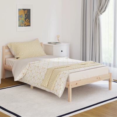 vidaXL Day Bed Solid Wood Pine 100x200 cm