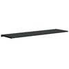vidaXL Window Sill Black with Wood Grain 140 x 40 x 4.5 cm PVC