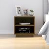 vidaXL Bedside Cabinet Honey Brown 40x34x40 cm Solid Wood Pine