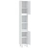 vidaXL Bathroom Cabinet White 30x30x190 cm Engineered Wood