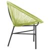 vidaXL Garden Acapulco Chair Poly Rattan Green