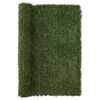 vidaXL Artificial Fence Light Green 1.5 x 6 m PVC and Steel