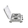 Gimeg 3-Burner Gas Cooker Steel White