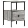 vidaXL Bedside Cabinets 2 pcs Grey Sonoma 34x36x50 cm Engineered Wood