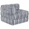 vidaXL Modular Sofa 2 pcs Grey 140 x 70 x 56 cm Fabric