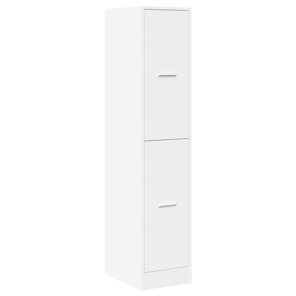 vidaXL Apothecary Cabinet White 30x41x144.5 cm Engineered Wood