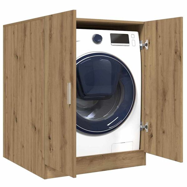vidaXL Washing Machine Cabinet Artisan Oak 70.5x71.5x91.5 cm