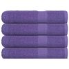 vidaXL Towels "FROGN" 4 pcs Purple 100x200 cm 360 gsm