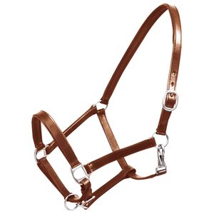 vidaXL Horse Headcollar | Brown | Buffalo Leather | Full | Adjustable Armrests
