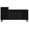 vidaXL TV Cabinet Set Black Oak 100 x 35 x 55 cm Engineered Wood