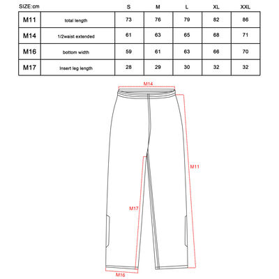 Willex Rain Trousers Size M Black 29616