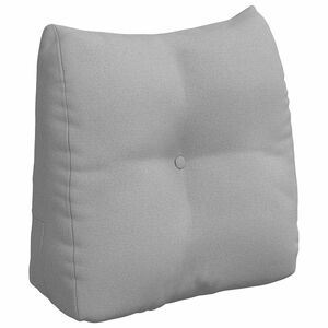 vidaXL Back Pillow Cloud Grey 45 x 24 x 50 cm Fabric