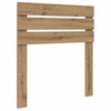vidaXL Bed Frame Artisian Oak 90 x 190 cm Solid Pine Wood