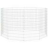 vidaXL Free Range Animal Enclosure 10-Panel 54x100 cm Galvanised Iron