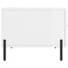 vidaXL Coffee Table High Gloss White 50x50x40 cm Engineered Wood