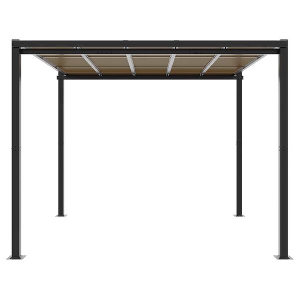 vidaXL Garden Gazebo Anthracite 3x3 m Aluminium