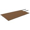 vidaXL WPC Decking Boards with Accessories Brown and Grey 40 m&sup2; 2.2 m