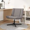vidaXL Swivel Chair Taupe 63 x 75 x 76 cm Fabric