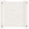 vidaXL Garden Planter White 31x31x31 cm Solid Pinewood