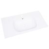 vidaXL Built-in Wash Basin 605x460x105 mm SMC White