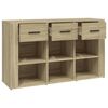 vidaXL Sideboard Sonoma Oak 100x30x59.5 cm Engineered Wood