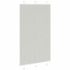 vidaXL Pleated Blind Light Grey 115x200 cm Fabric Width 114.4 cm Polyester