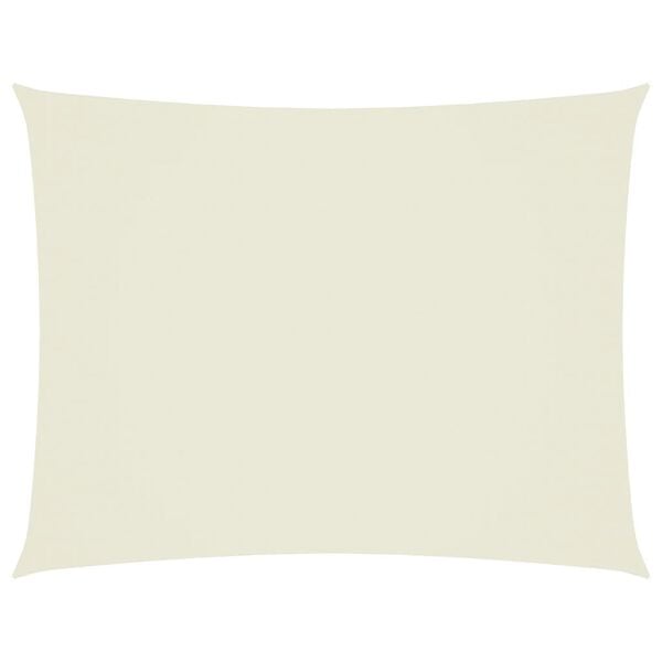 vidaXL Sunshade Sail Oxford Fabric Rectangular 3.5x5 m Cream