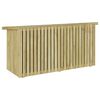vidaXL Garden Storage Box with Storage Brown 119 x 44 x 58.5 cm