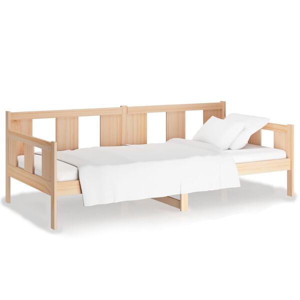 vidaXL Day Bed without Mattress Solid Wood Pine 80x200 cm
