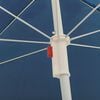 vidaXL Garden Parasol with Steel Pole Blue 180 cm