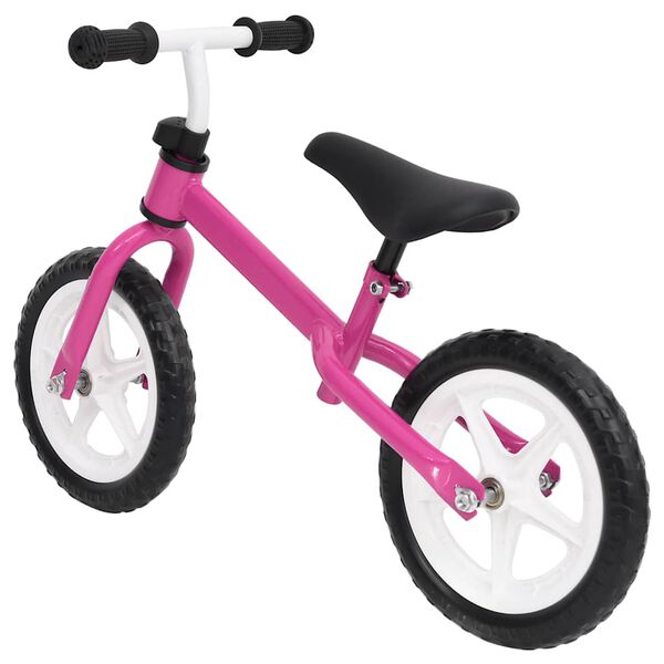 vidaXL Balance Bike 9.5 inch Wheels Pink