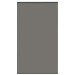 vidaXL Roller Blind Blackout Grey 120x230 cm Fabric Width 116.6 cm Polyester