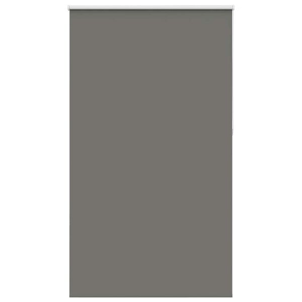 vidaXL Roller Blind Blackout Grey 120x230 cm Fabric Width 116.6 cm Polyester